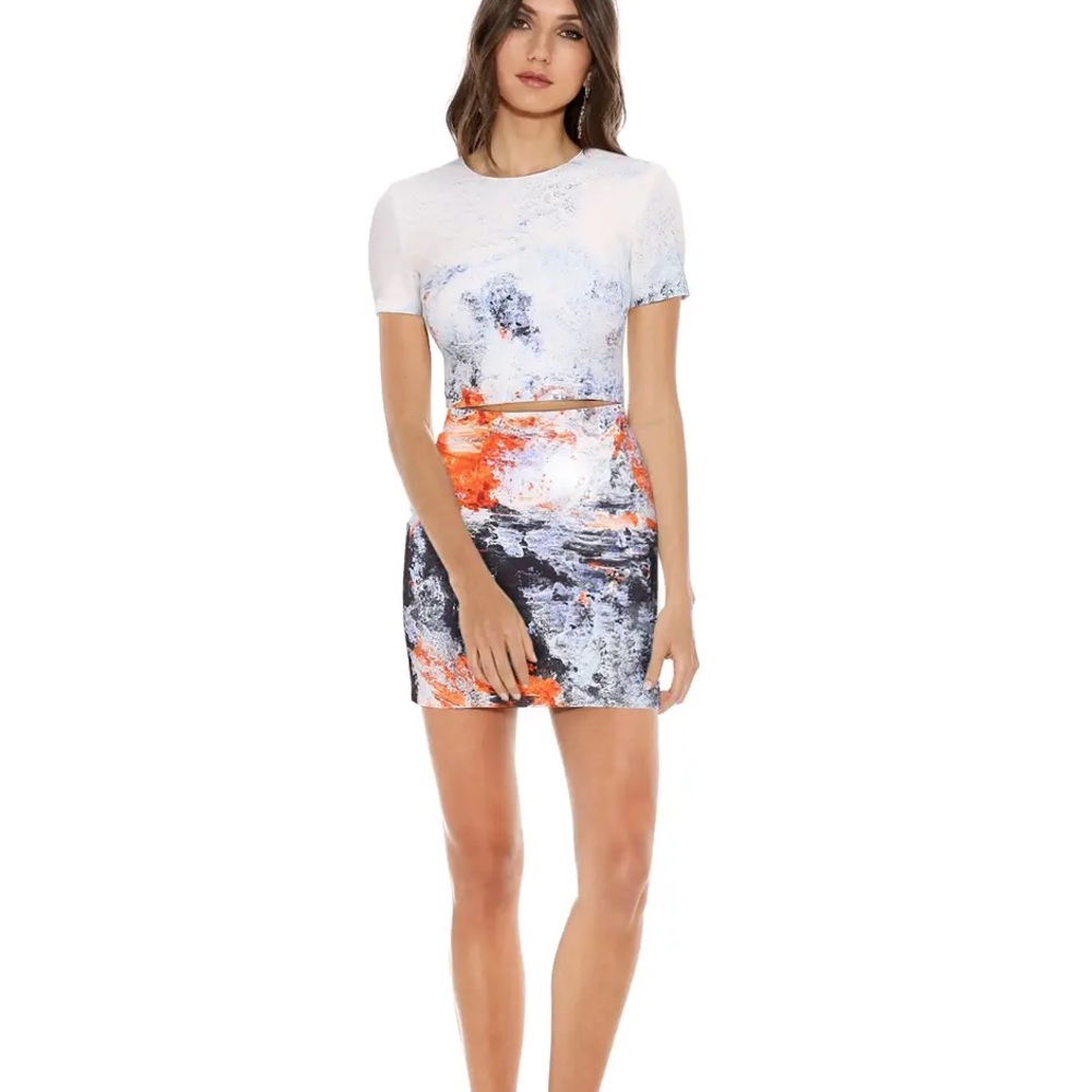Bec & Bridge Fire & Ice Slit Tee Dress